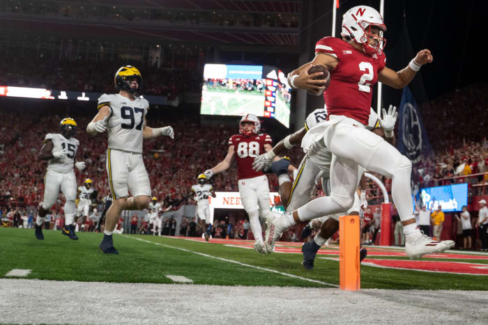 Adrian Martinez, former Nebraska quarterback now at Kansas State